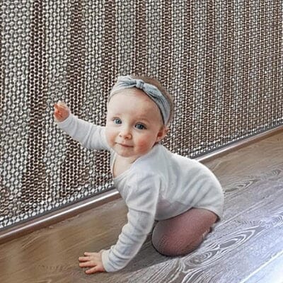 Barrière de sécurité escalier - ChildSafetyProtect™ - Noir