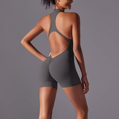 Tenue de Sport Femme - SexyGymOutfit™ - Gris foncé