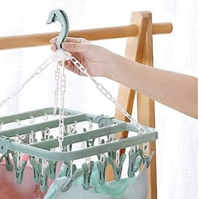 Support Séchage Linge - HangingDryingRack™ - Vert