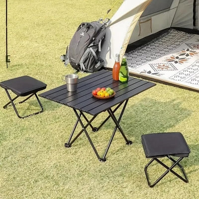 Chaise camping pliante - CampingFoldingChair™ - Noir