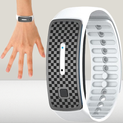 Bracelet Anti Moustique - MosquitoWatchBracelet™ - Blanc