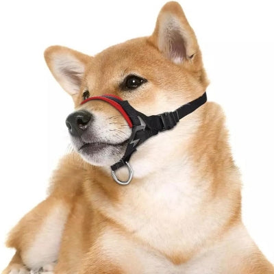 Muselière Chien - AntiBarkDogMouthMuzzle™ - Rouge
