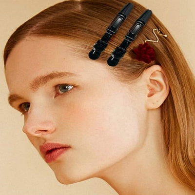 Pince à Cheveux Crocodile - AlligatorHairClips™ - Noir