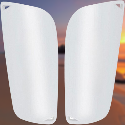 PROTEGE TIBIA FOOT - FootballPadCover™ - Blanc