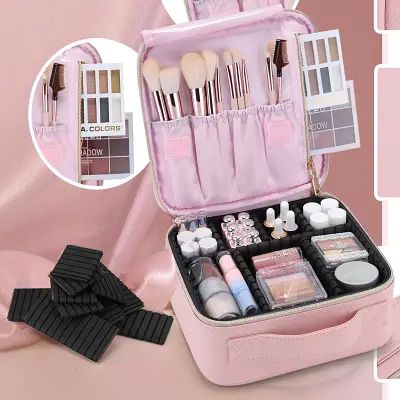 Trousse de maquillage - ProMakeupBag™ - Rose