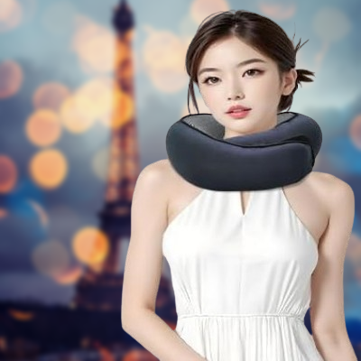 Oreiller De Voyage - TravelNeckPillow™ - Bleu