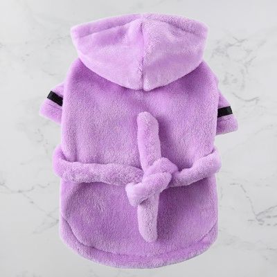 Peignoir pour Chien - DogBathrobe™ - Mauve