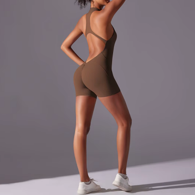 Tenue de Sport Femme - SexyGymOutfit™ - Châtaigne