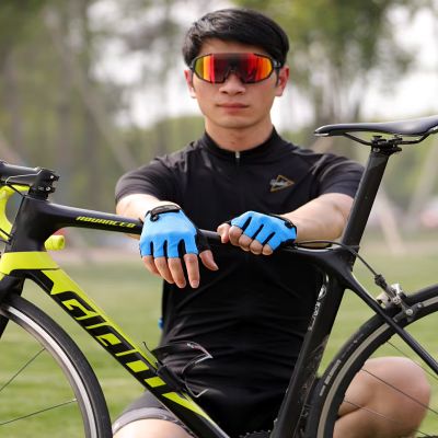 Gants Vélo - Anti-SlipCyclingGloves™ - Bleu