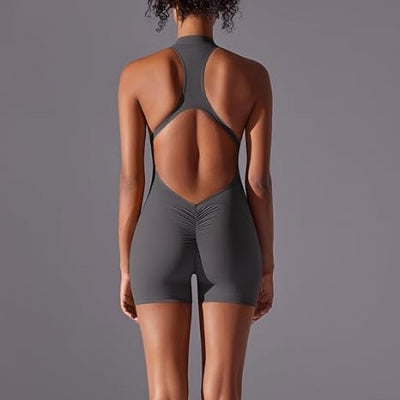 Tenue de Sport Femme - SexyGymOutfit™ - Gris foncé
