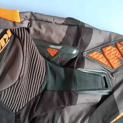 Pantalon de moto - OriginalMotocrossPants™ - Orange&noir