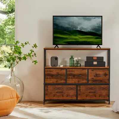 Meuble Salon - NewFabricStorage™ - Marron