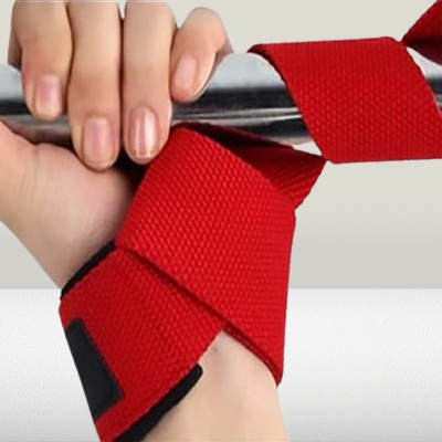 Sangle De Levage - GymWristLiftingStraps™ - Rouge