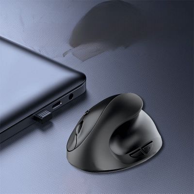 Souris ergonomique sans fil - ErgonomicMouse™ - Noir