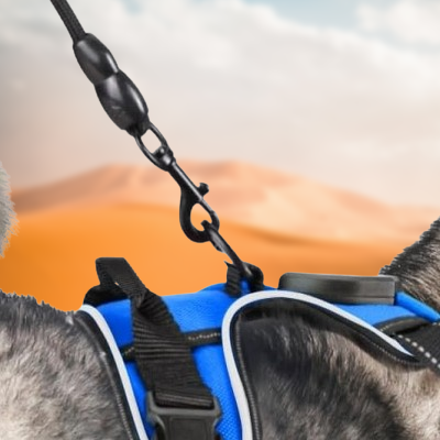 Harnais Chien - LEDDogHarnesses™ - Bleu
