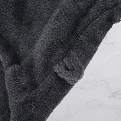 Peignoir pour Chien - DogBathrobe™ - Gris