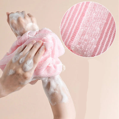 Gant de Toilette - ExfoLisse™ - Rose