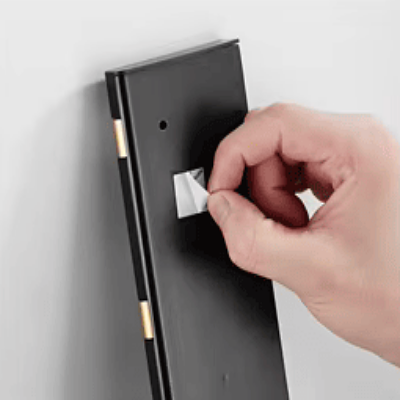 Porte serviette salle de bain - BathWallHolderRack™ - Noir