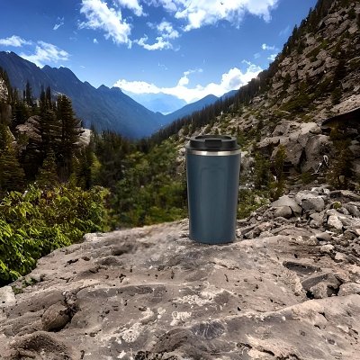 Mug Thermos - ThermoCoffeeMug™- Bleu