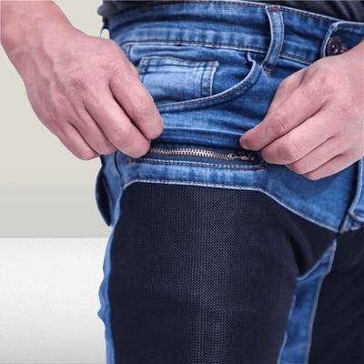 Jeans moto - MotorcycleJeansCollection™ - Bleu