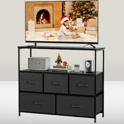 Meuble Salon - NewFabricStorage™ - Noir