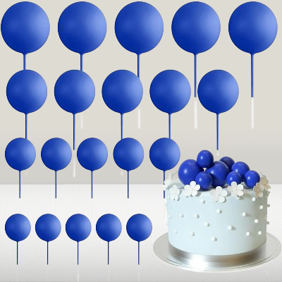 Décoration gâteau - BallCakeTopper™ - Bleu royal