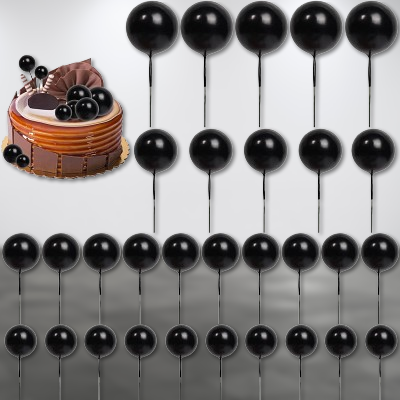 Décoration gâteau - BallCakeTopper™ - Noir
