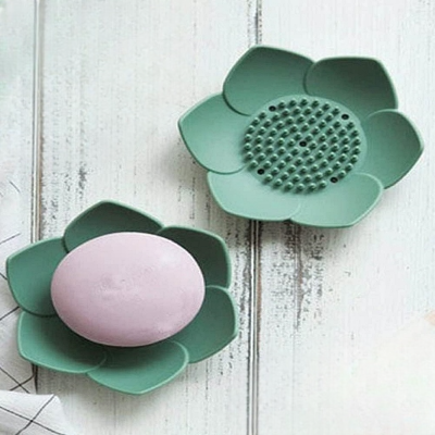 Porte savon douche - SoapBoxLotus™ - Vert