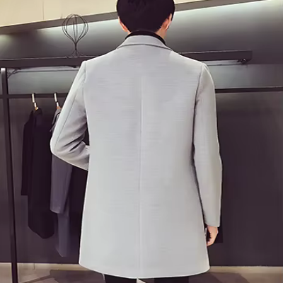 Manteau Long Homme - NewLongCottonCoat™ - Gris