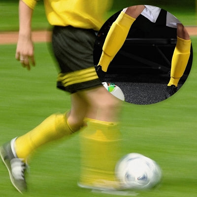 PROTEGE TIBIA FOOT - FootballPadCover™ - Jaune