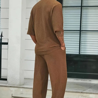 Tenue Été Homme - UrbanEaseSet™ - Marron
