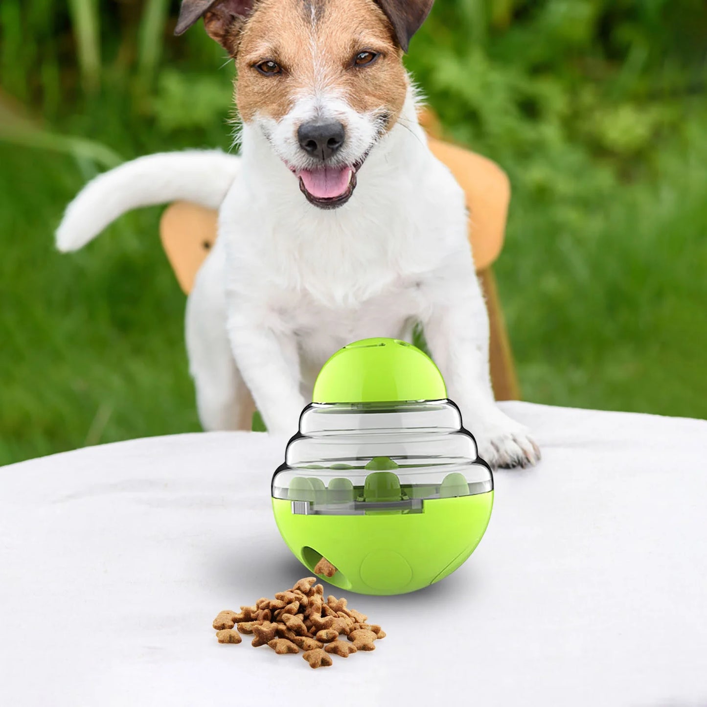 Distributeur de Croquettes pour Chien - SlowFeederDog™ - Vert