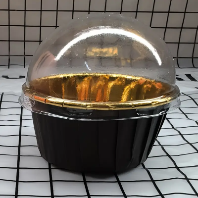 Caissette pour Muffins - CupcakeWrappers™ - Noir Dorée