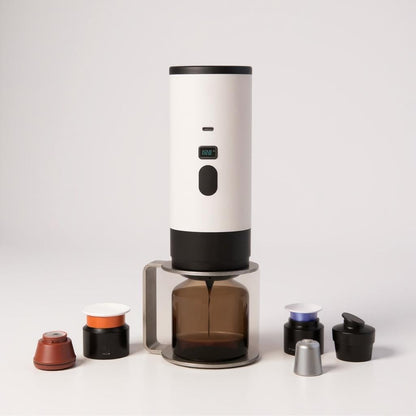 Machine à Café Portable - TravelCafePress™ - Blanc