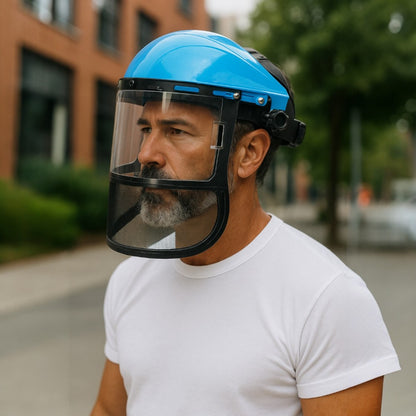 Visière de Protection - HeadMountShield™ - Bleu