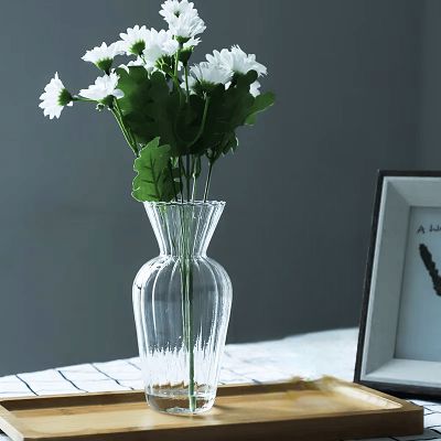 Vase en verre transparent - CreativeGlassVase™ - Style C