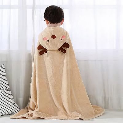 Serviette de bain bébé - Children'sBathTowel™ - Marron