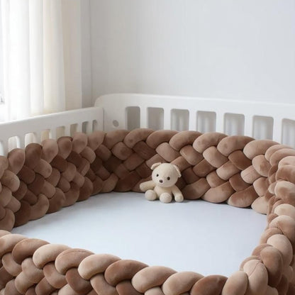 Tour de Lit Tressé - BraidedSafe™ - Marron