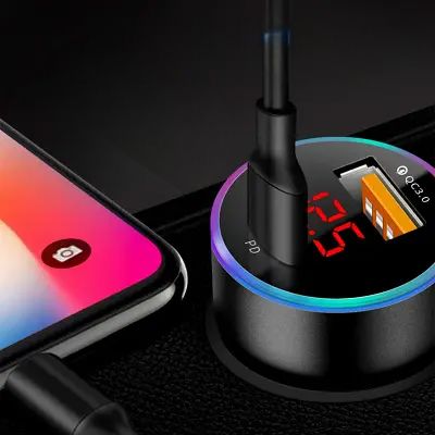 Bluetooth pour la voiture - LedCarCharger™ - Noir