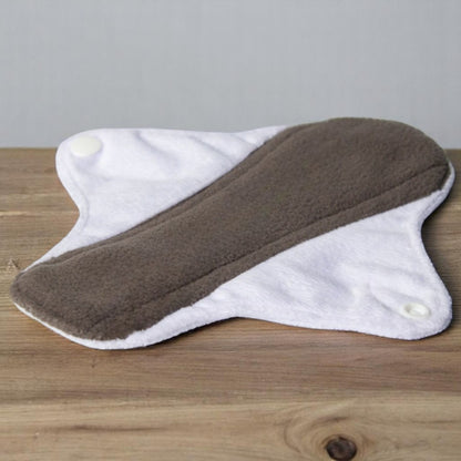 Serviette Hygiénique Lavable - EcoReusablePads™ - Blanc
