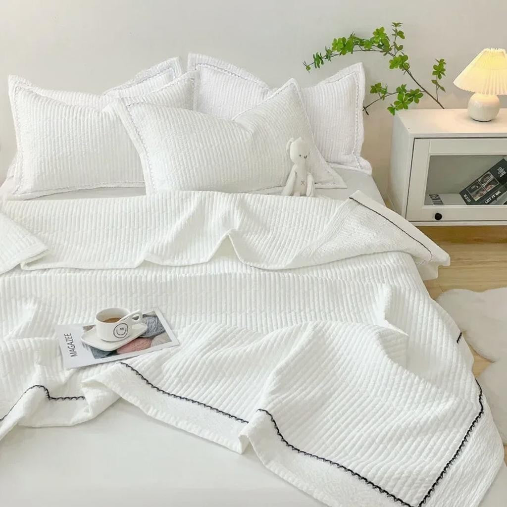 Couette Été - CottonSummerQuilt™ - Blanc