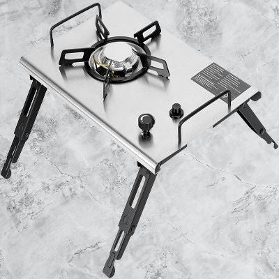 Réchaud à gaz camping - CampGasStove™ - Gris