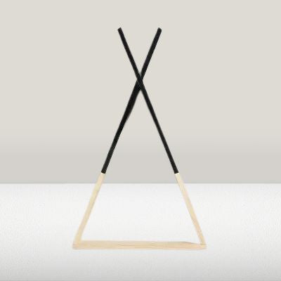 Etagère murale - TriangleWoodenShelf™ - Noir