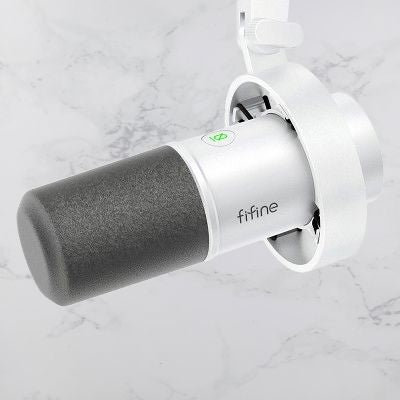 Microphone usb - DynamicMicrophone™ - Blanc