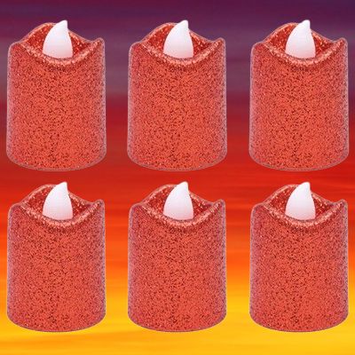 GlitterFlamelessCandle™ - Rouge