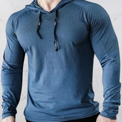 Sweat shirt homme - FitnessSweatshirt™ - Bleu