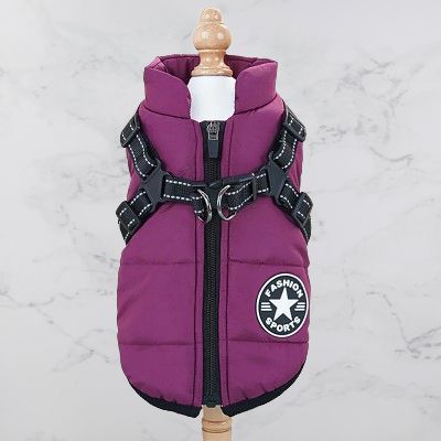 imperméables pour chiens - HarnessDogJacket™ - Pourpre