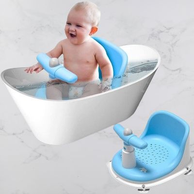 Siège de bain bébé - BabyBathtubSeat™ - Bleu