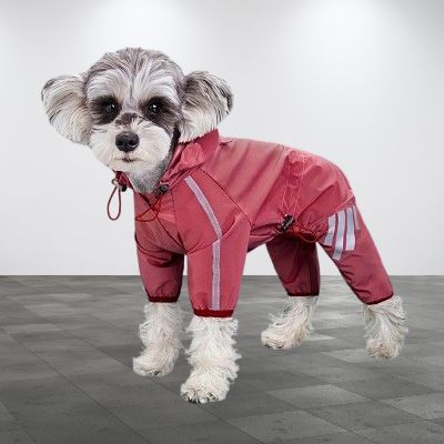 imperméables pour chiens - DogRaincoat™ - Rouge