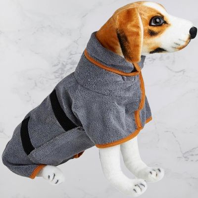 Peignoir pour Chien - DogDryingTowel™ - Gris